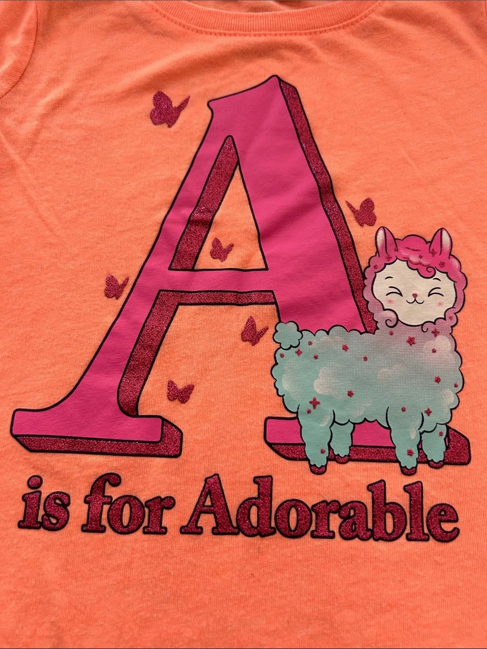 5/$20 The childrens place T-Shirt “A for adorable” size 3T